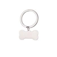 Stainless Steel Key Clasp 304 Stainless Steel Dog Bone plated Sold By PC