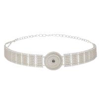 Fashion Belt, Tibetan Style, with Plastic Pearl, for woman & with rhinestone, nickel, lead & cadmium free, Length:Approx 113.2 cm, Sold By PC
