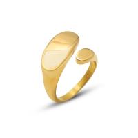 Titanstahl Manschette Fingerring, für Frau, keine, 14x19mm, Größe:7, verkauft von PC
