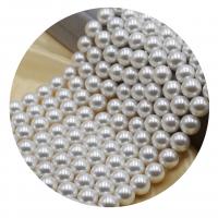 Peties perles de la mer du sud, Shell Pearl, Rond, DIY & normes différentes pour le choix, blanc, Vendu par Environ 14.96 pouce brin