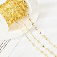 Brass Beading Chains, gold color plated, DIY & different styles for choice, golden, nickel, lead & cadmium free, 1m/Spool, Sold By Spool