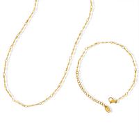 Titanstahl Halskette, mit Verlängerungskettchen von 5cm, Modeschmuck & verschiedene Stile für Wahl & für Frau, keine, Länge:ca. 38 cm, verkauft von PC