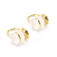 Fashion Earring Cuff and Wraps, Brass, with Silicone, plated, DIY & for woman, more colors for choice, nickel, lead & cadmium free, 7.50x14mm, Sold By PC