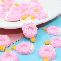 Mobile Phone DIY Decoration Resin enamel pink Sold By Bag