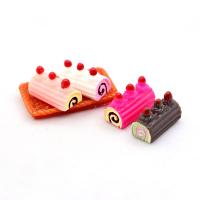 Mobile Phone DIY Decoration, Resin, Cake, epoxy gel, more colors for choice, 20x10mm, 10PCs/Bag, Sold By Bag