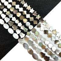 Perles de coquillage noire, coquille noire, gravé, DIY & styles différents pour le choix, plus de couleurs à choisir, Vendu par Environ 38 cm brin