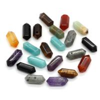 Gemstone Pendants Jewelry, Conical, DIY & different materials for choice, more colors for choice, 8x20mm, Sold By PC