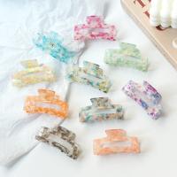 Hair Claw Clips, PVC Plastic, handmade, fashion jewelry & for woman, more colors for choice, 85x50mm, Sold By PC