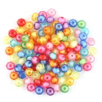 Bead i Bead Akryl perler, du kan DIY & forskellige stilarter for valg, blandede farver, Solgt af Bag
