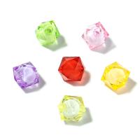 Bead in Bead Acrylic Beads, DIY, mixed colors, 10mm, Hole:Approx 2mm, 100PCs/Bag, Sold By Bag