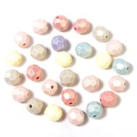 Akril nakit Beads, Krug, možete DIY, miješana boja, 8mm, 100računala/Torba, Prodano By Torba