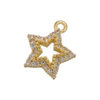 Cubic Zirconia Micro Pave Brass Pendant plated & micro pave cubic zirconia Sold By PC