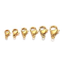 Stainless Steel Lobster Claw Clasp, Vacuum Ion Plating, different size for choice, 30PCs/Bag, Sold By Bag