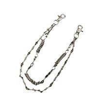 Tibetan Style Bag Straps, with Iron, platinum color plated, Double Layer & for woman, Length:54 cm, Sold By PC