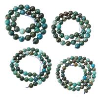 Jade Phoenix Beads, Round, DIY & different size for choice, green, Sold Per Approx 15 Inch Strand