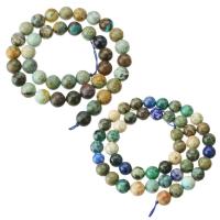Jade Phoenix Beads Round DIY multi-colored Sold Per Approx 15.5 Inch Strand