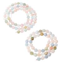 Morganite Beads, Round, Star Cut Faceted & DIY & different size for choice, multi-colored, Sold Per Approx 15 Inch Strand