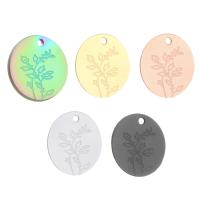 Stainless Steel Pendants, 304 Stainless Steel, Vacuum Ion Plating, DIY, more colors for choice, 13x13mm, Hole:Approx 1mm, 100PCs/Bag, Sold By Bag
