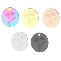 Stainless Steel Pendants, 304 Stainless Steel, Vacuum Ion Plating, DIY, more colors for choice, 13x13mm, 100PCs/Bag, Sold By Bag
