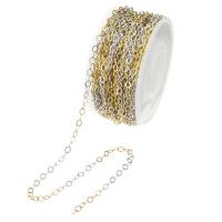 Acier inoxydable chaîne de bijoux, Acier inoxydable 304, DIY & chaîne losange, 3mm, 10m/bobine, Vendu par bobine