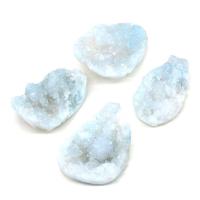 Pendentif en agate de quartz glacé, agate quartz de glace, Irrégulière, unisexe, 20x25-23x30mm, Vendu par PC
