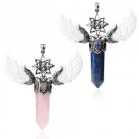 Gemstone Pendants Jewelry Brass with Gemstone & Unisex nickel lead & cadmium free Sold By PC