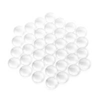 Glass Cabochons, Flat Round, DIY, clear, nickel, lead & cadmium free, 8/10/12mm, Approx 200PCs/Box, Sold By Box