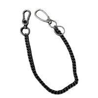 Tibetan Style Waist Chain, with Iron, gun black plated, vintage & for man, 11mm, Length:Approx 60 cm, Sold By PC