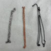 Rozsdamentes acél Nekclace Chain, 304 rozsdamentes acél, divat ékszerek & egynemű, több színt a választás, Naponta eladott Kb 27.56 inch Strand