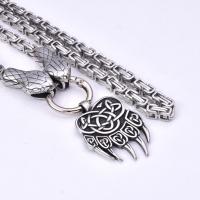 Stainless Steel Jewelry Necklace 316 Stainless Steel Claw fashion jewelry & for man & blacken Sold By PC