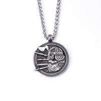 Stainless Steel Jewelry Necklace 316 Stainless Steel Round fashion jewelry & for man & blacken Length 60 cm Sold By PC
