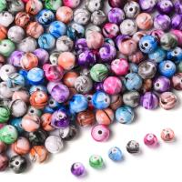 Akril DIY narukvica set, perle, s Cink legura Perla & Elastična Tema, možete DIY, miješana boja, 10x9.5mm,8x5.5mm, 330računala/Set, Prodano By Set