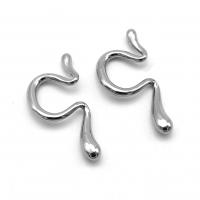 Fashion Earring Cuff and Wraps, 316 Stainless Steel, vintage & Unisex, original color, 16x12x3mm, Sold By Pair