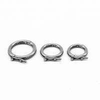 Stainless Steel Jewelry Clasp, 316 Stainless Steel, vintage & DIY & different size for choice, original color, Hole:Approx 2mm, Sold By PC