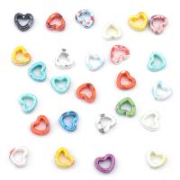 Porcelæn Ramme perle, Heart, 4 stykker & du kan DIY, flere farver til valg, 12x13mm, 4pc'er/Bag, Solgt af Bag