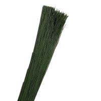 Paper Artificial Flower Rod, with Iron, green, 0.45mm, Length:Approx 60 cm, Sold By PC