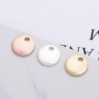 Zinc Alloy Tag Charm plated fashion jewelry & DIY nickel lead & cadmium free 10mm Sold By PC