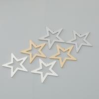 Brass Jewelry Pendants, Star, plated, fashion jewelry & DIY, more colors for choice, nickel, lead & cadmium free, 29mm, Sold By PC