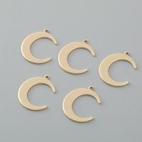 Brass Jewelry Pendants, Moon, plated, DIY & different styles for choice, more colors for choice, nickel, lead & cadmium free, Sold By PC