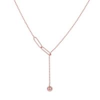 925 Sterling Silver Necklaces plated fashion jewelry & for woman Length Approx 17.7 Inch Sold By PC