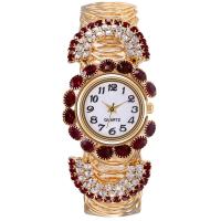 Damen Uhrenarmband, Edelstahl, mit Glas & Zinklegierung, Modeschmuck & für Frau & mit Strass, keine, 210mm, verkauft von PC
