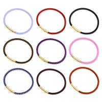 Stainless Steel Jewelry Bracelet, 304 Stainless Steel, with Tiger Tail Wire, Vacuum Plating, Adjustable & fashion jewelry & Unisex, more colors for choice, Length:Approx 19 cm, Sold By PC