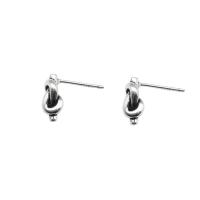 925 Sterling Silver Stud Earring polished fashion jewelry & for woman Sold By Pair