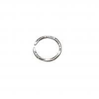 925 de prata esterlina Cuff Ring Finger, Ajustável & joias de moda & para mulher, vendido por PC