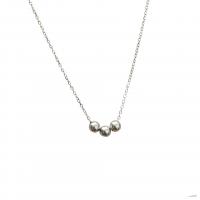 Sterling Sølv Halskæder, 925 Sterling Sølv, mode smykker & for kvinde, Længde Ca. 17.7 inch, Solgt af PC