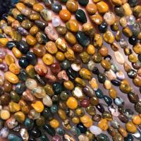 Oceano Calcedônia grânulos, miçangas, DIY, cores misturadas, 8mm, vendido para Aprox 38 cm Strand