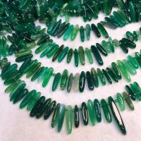 Natürliche Botswana Achat Perlen, Unregelmäßige, poliert, DIY, grün, 10-20mm, verkauft per ca. 38 cm Strang