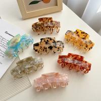 Hair Claw Clips, Acetate, handmade, fashion jewelry & for woman, more colors for choice, 98x42mm, Sold By PC