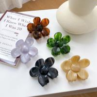 Hair Claw Clips, Acetate, Flower, handmade, fashion jewelry & for woman, more colors for choice, nickel, lead & cadmium free, 68x55mm, Sold By PC