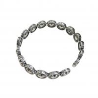 Argent sterling 925 bracelet manchette, Réglable & bijoux de mode & pour femme, Vendu par PC